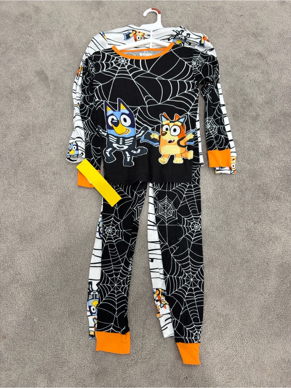 Halloween Bluey Kids Pajama Set 10t